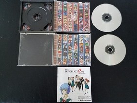 Import Sega Saturn Neon Genesis Evangelion 2nd Impression 2 game set Japanese