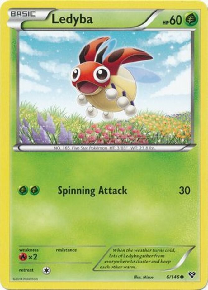 Ledyba - 6/146 - Common - Heavily Played