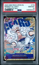 One Piece CCG Monkey D. Luffy OP05-119 Secret Rare Alternate Art - Awakening of the New Era