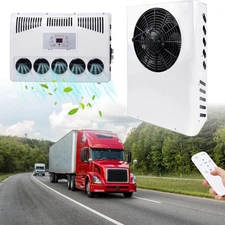 12V Air Conditioner Mini Split A/C 11000BTU For Semi Trucks Bus RV Caravan Vans