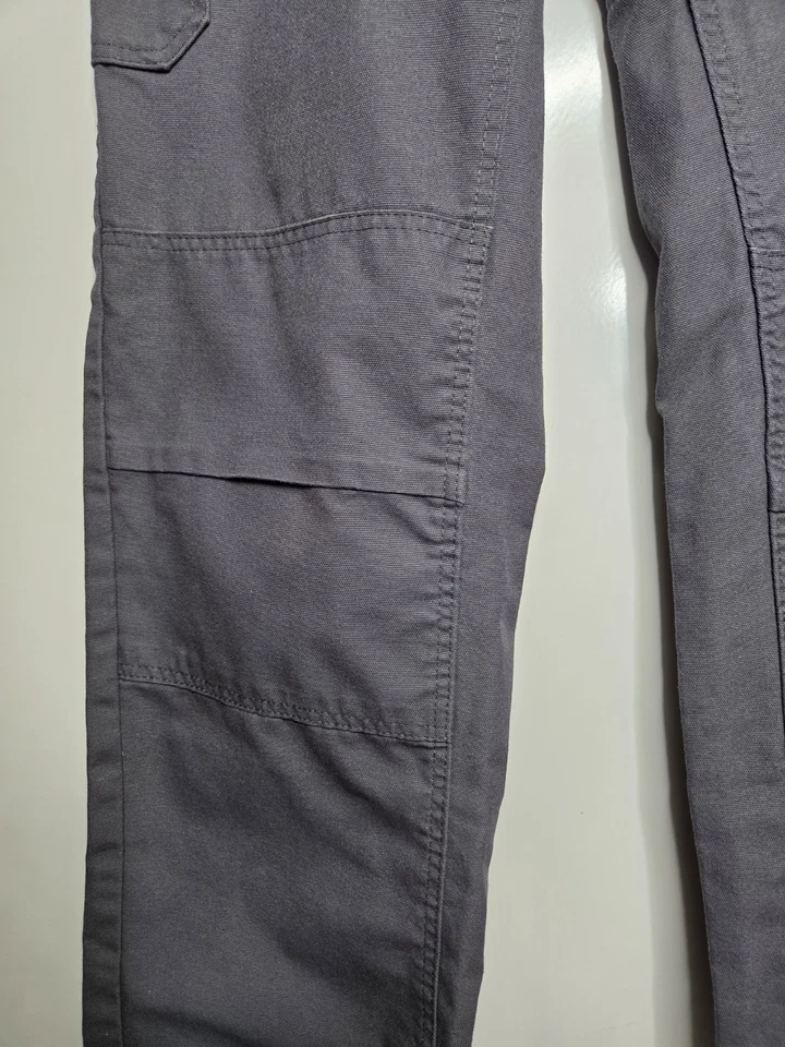 RED KAP Men's Performance Shop Pant Durable Reinforced Knees Dark Gray 34x34/33" - Image 3 of 4