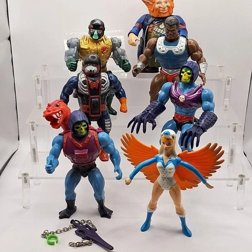 Vtg Motu Masters Of The Universe Original He-Man Action Figures Lot Incomplete L