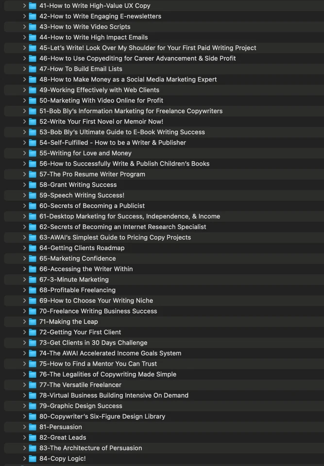 1.5TB of Pure Copywriting GOLD!! HUNDREDS of Courses by Industry LEGENDS!   - Image 2 of 4