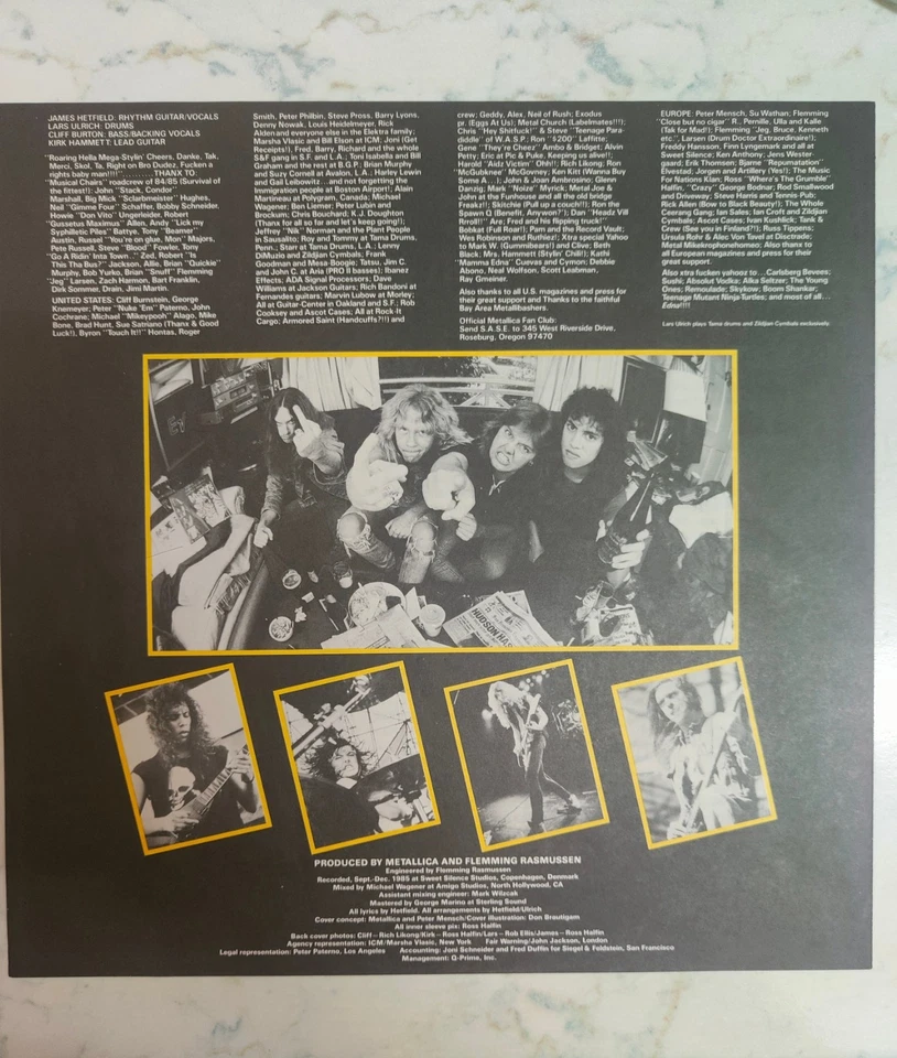 Metallica Master of Puppets · Lp · 1986, foto 3 di 5