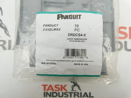 Panduit condotto ferroviario striscia di transizione angolo DRDCS4-X - Foto 3 di 3