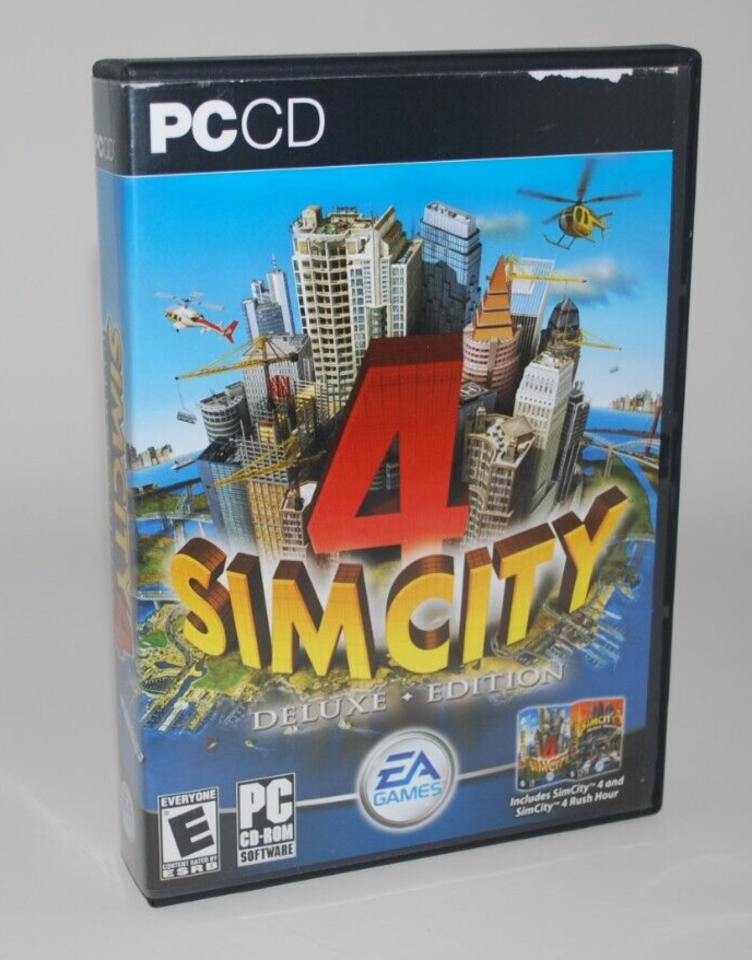 Sim City SimCity 4: Deluxe Edition (PC CD-ROM, 2005) 2-Disc with