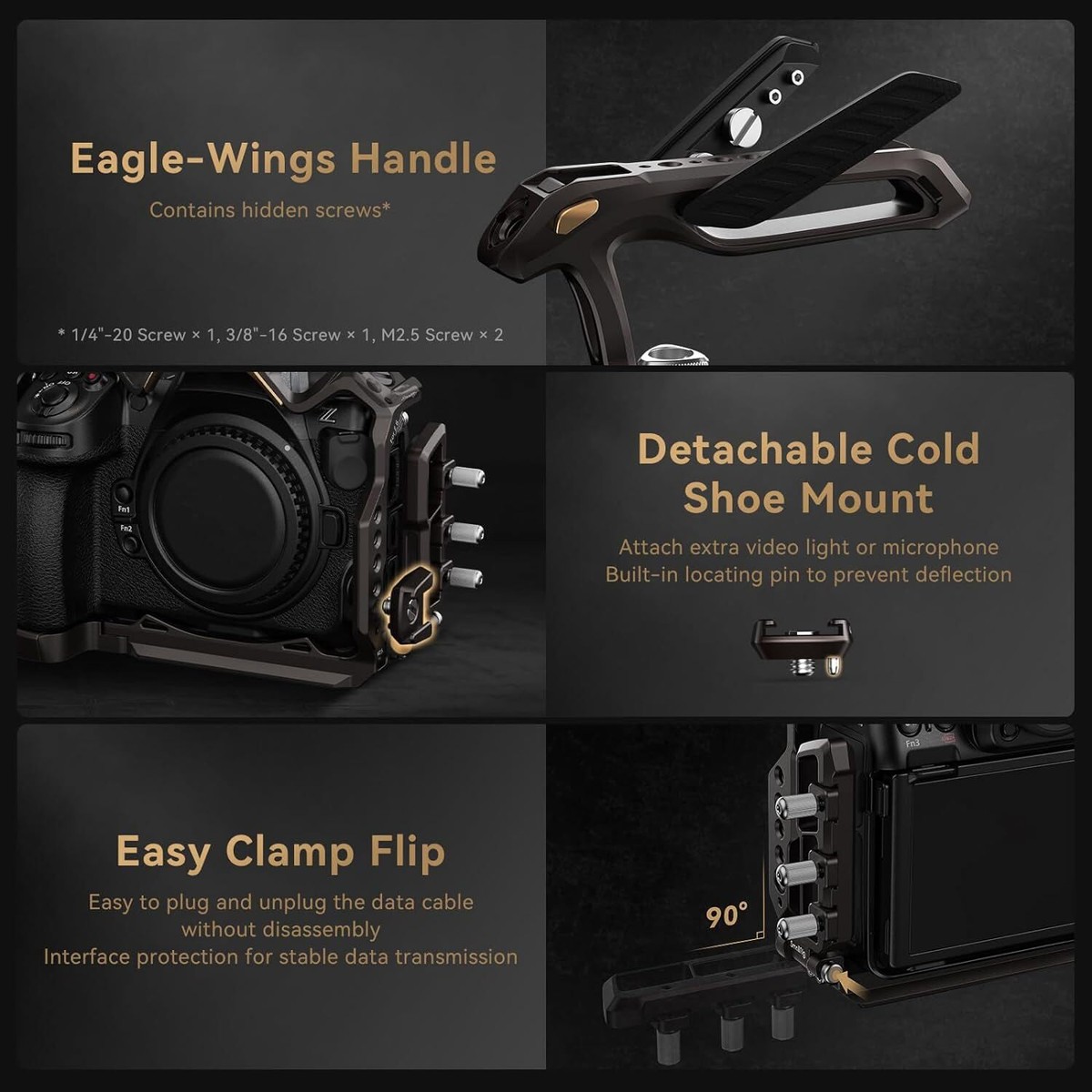 SmallRig Z 8 Camera Cage kit w/ Top Handle for Nikon Z8 4317 | eBay
