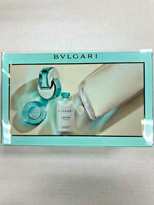 BVLGARI OMNIA Paraiba EDT 2.2 OZ PERFUME + SOAP+ LOTION +CASE GIFT