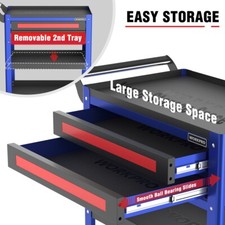 Workpro 28 2drawer Rolling Tool Cart Heavy Duty Utility Industrial Service Cart