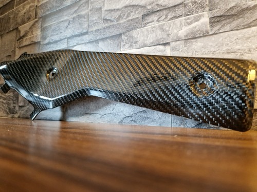 Husqvarna 701 carbon fiber exhaust heat shield 3K - Picture 3 of 8