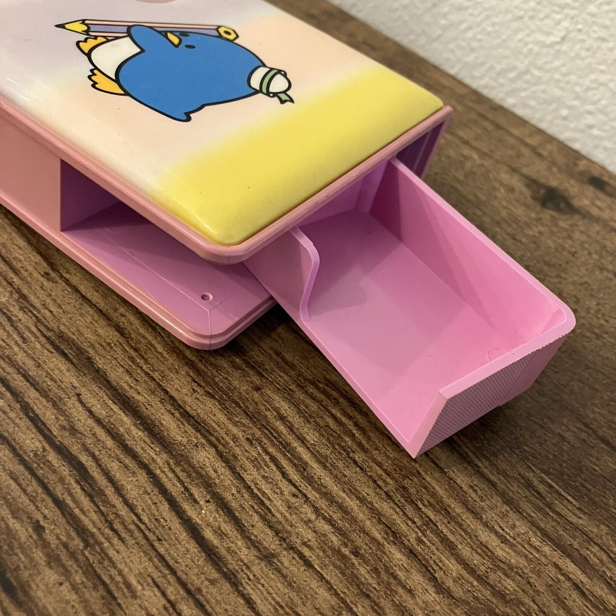Vintage 1984 Sanrio Tuxedo Sam Pencil Case Vinyl puffy Vintage 1984 Sanrio Tuxedo Sam Pencil Case Vinyl puffy