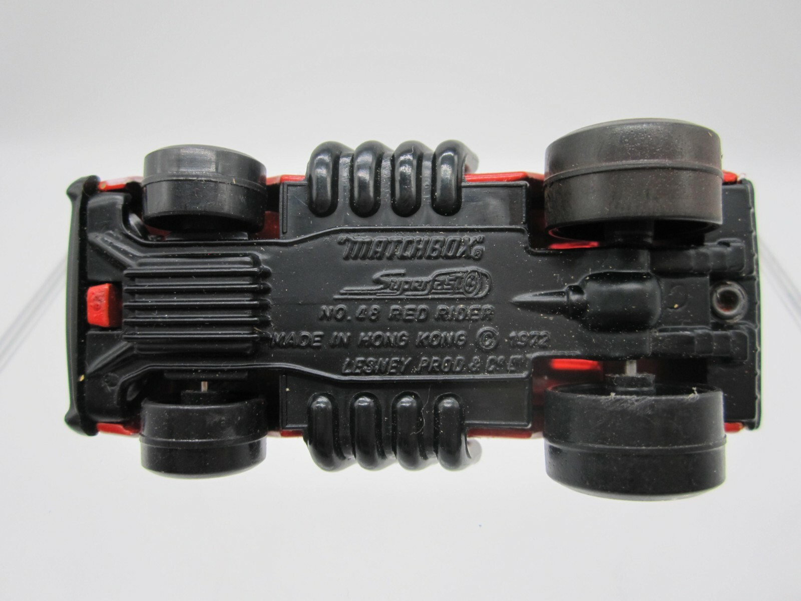 Vtg 1972 Matchbox Superfast Red Rider Dragster Dodge Charger Blown ...