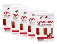 Queen Helene Cholesterol Hot Oil Treatment, 1 Oz, 3 Count, Pack of 5