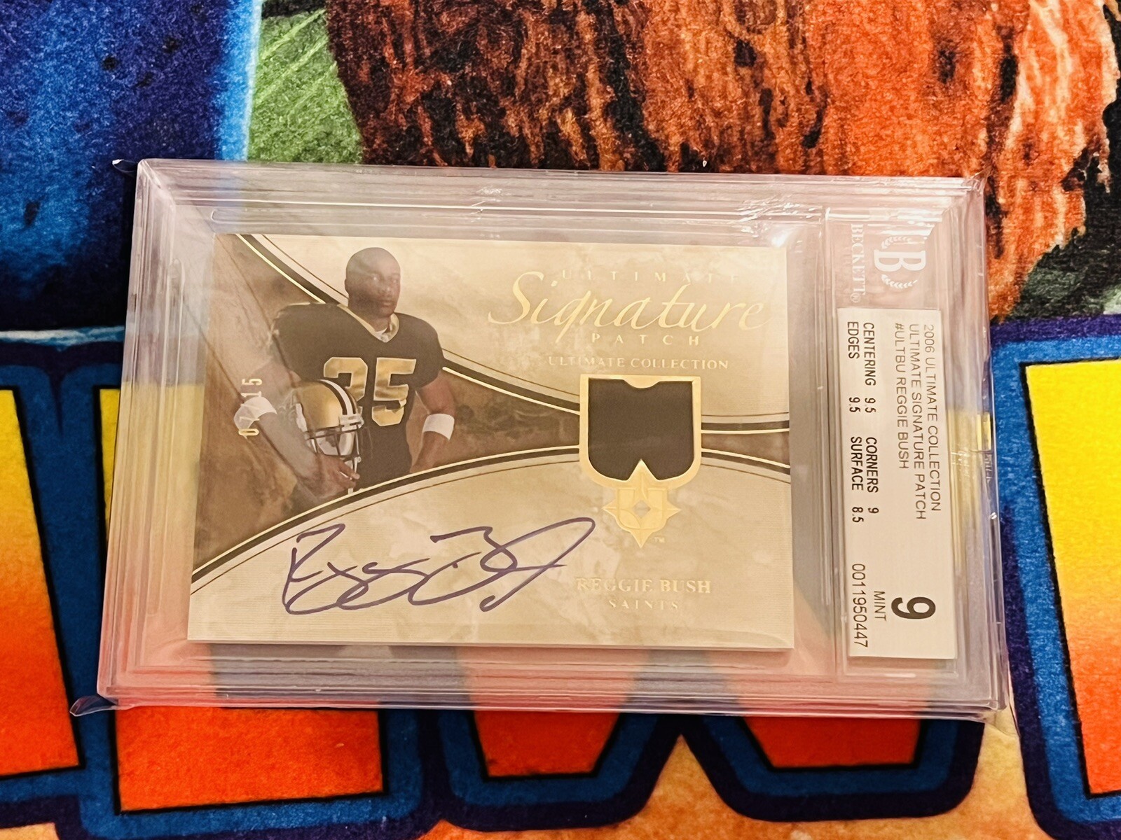 Reggie Bush Ultimate Collection Game Jersey Autograph #ULTBU Patch