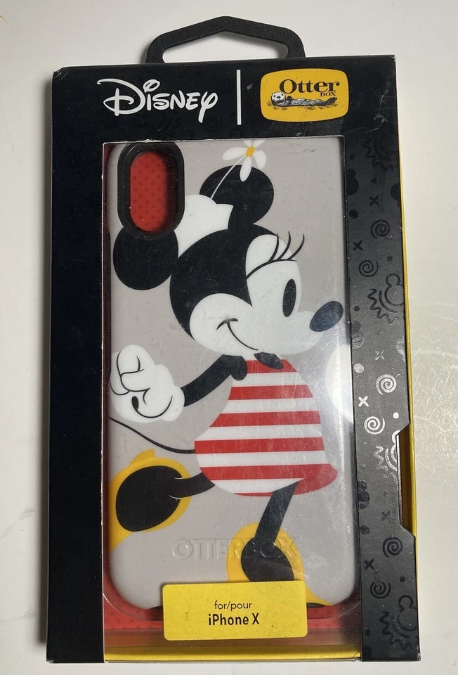 OtterBox Symmetry Disney Series Case For iPhone X Minnie Mouse In Stripped Dress - Image 3 of 4