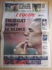 L'Equipe Journal 15/11/2006; Trezeguet rompt le silence/ Jones/ Vuelta Kazakhe
