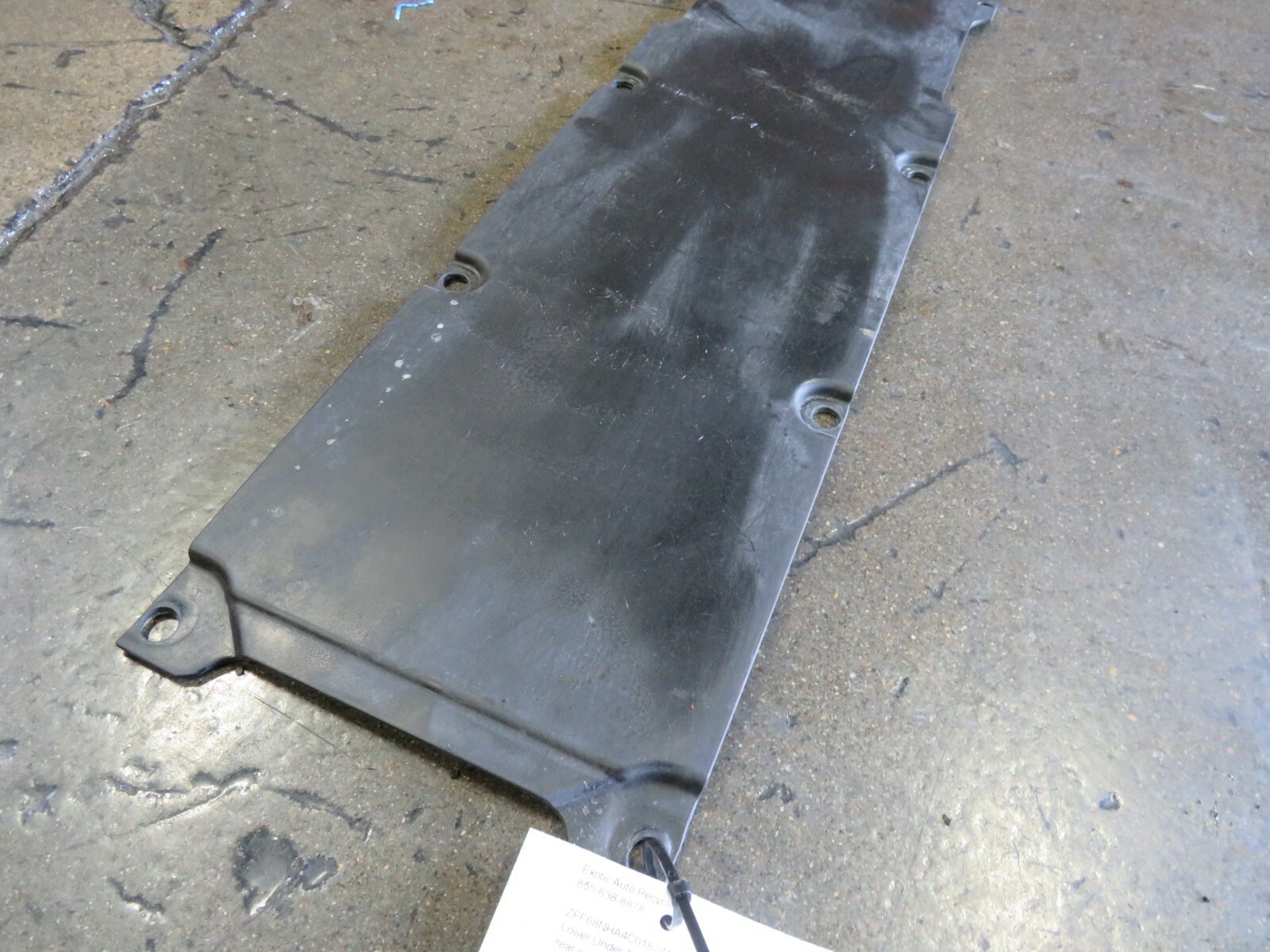 Ferrari 458 Italia, Spider, Rear Center, Lower Under Tray, Used, P/N 82884900