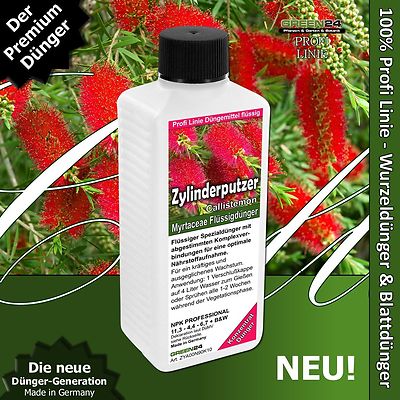 Zylinderputzer Callistemon Dünger NPK düngen, Premium Flüssigdünger