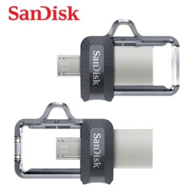 2 Pack SanDisk 32GB OTG USB 3.0 to m3.0 Micro Flash Drive For Android SDDD3-032G