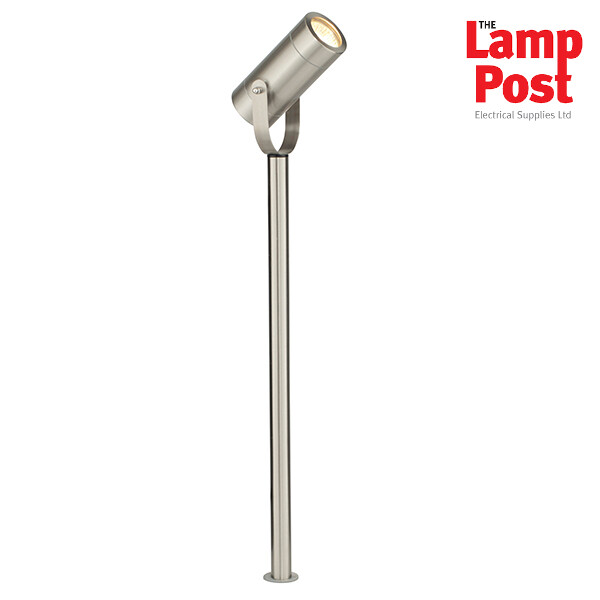 Saxby 13797 Palin Outdoor GU10 Spike Light Stainless Steel Adjustable 610mm IP44