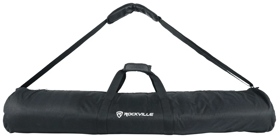 Rockville ESB2 包 适用于一对三脚架专业 DJ 扬声器支架 带泡沫填充 + 分隔器 — 第 2/4 张图片