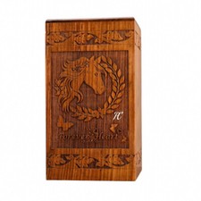 Wooden Urn For Human Ashes, Cremation Urn Box For Human Ashes, Memorial Dog Urn