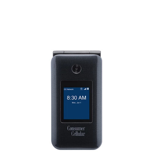 GSM Unlocked ZTE Link 2 Z2335CC - 8GB - Gray - (Consumer Cellular) - Flip Phone