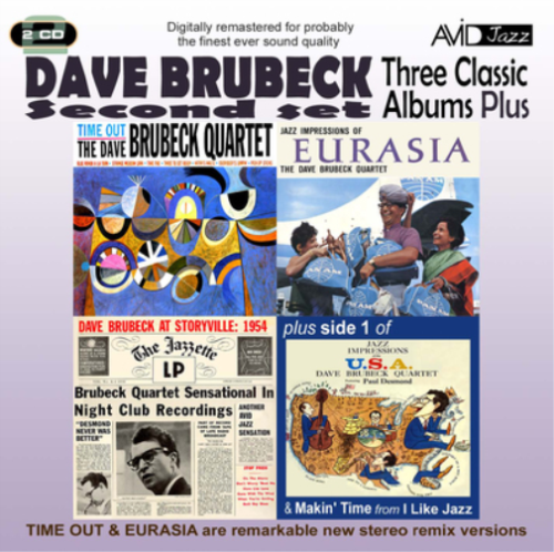 Dave Brubeck Three Albums Plus: Time Out/Eurasia/At Storyville 1954/Jazz Im (CD) - Imagen 1 de 1