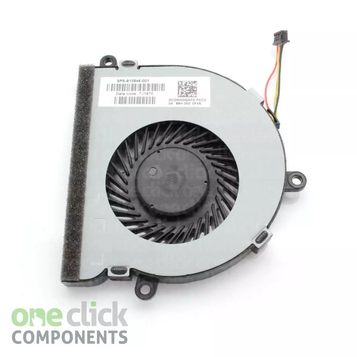 New Replacement CPU Cooling Fan SPS 813946 001 DC28000GAF0 for HP