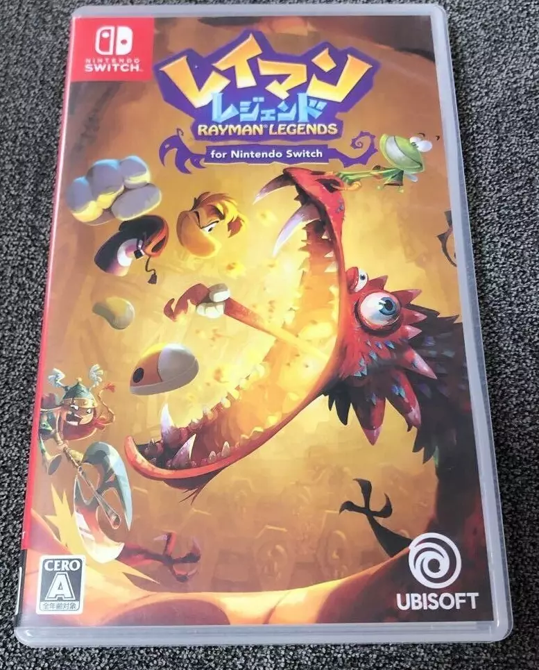 Nintendo Switch Rayman Legends Japanese Games Tested Genuine