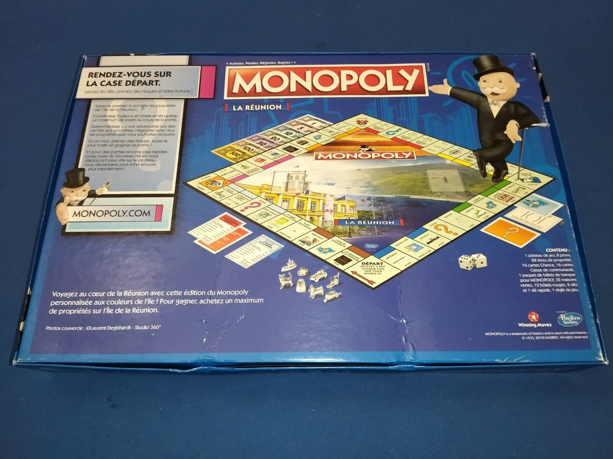Monopoly Édition Spéciale La Réunion - Jeu De Société Complet - Rare