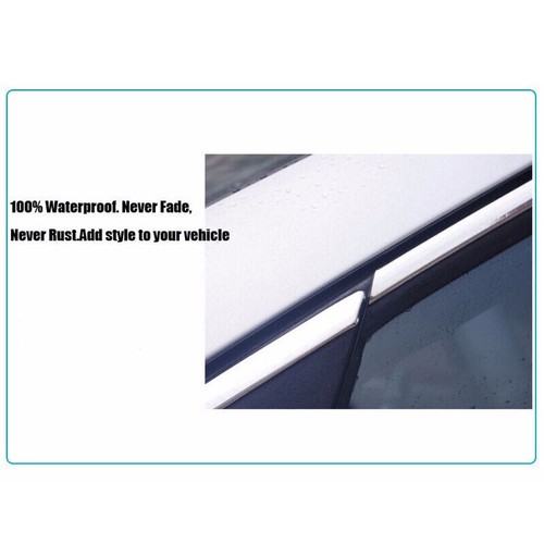 4Pcs Upper Windows Molding Trim Decoration Strips For Chevrolet Malibu 2013-15 - Picture 7 of 13