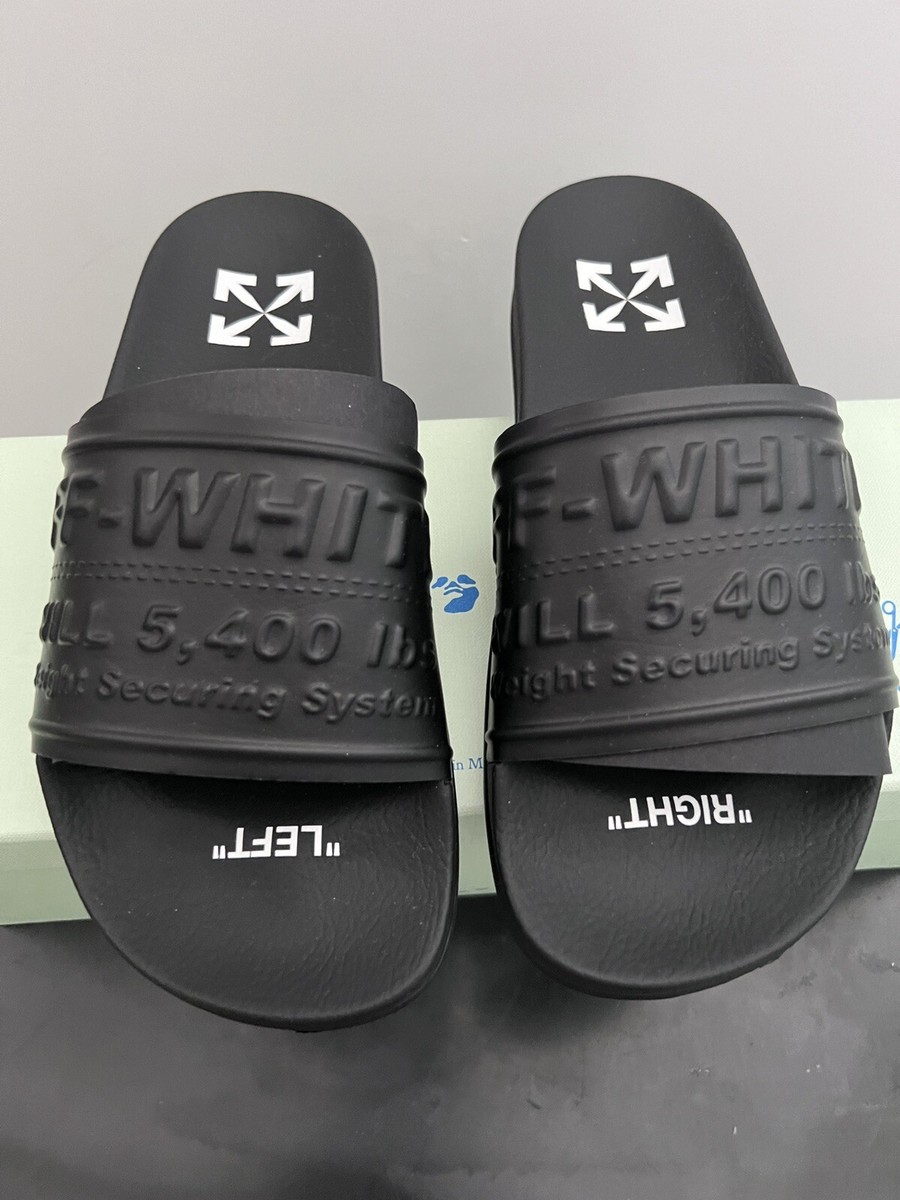 OFF-WHITE | LOGO POOL SLIDER (WOMEN) サンダル Authentic Off-White Virgil Abloh Logo Pool Slides Sandals