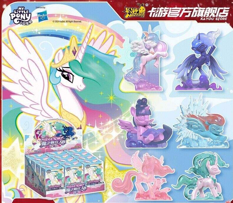 Kayou My Little Pony Rubber Doll Blind Box Anime Official Genuine