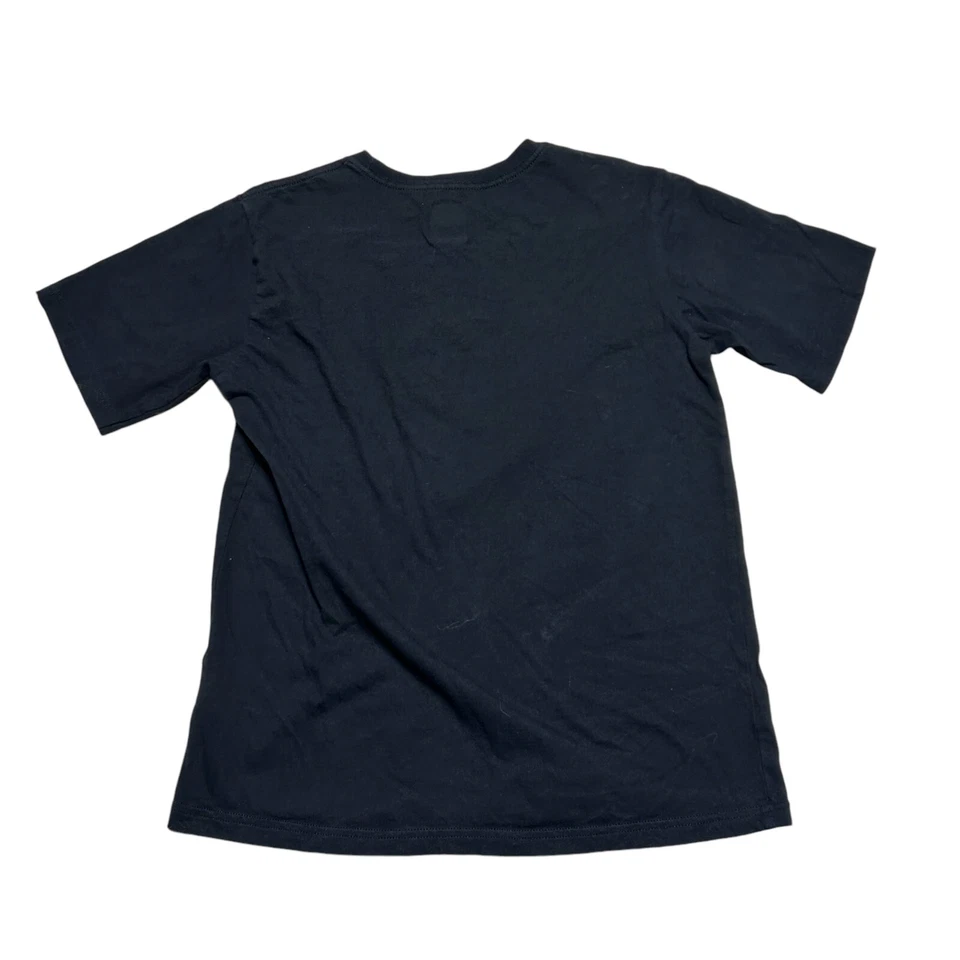 Camisa The North Face Niños Grande 14/16 Negra Verde Neón Árbol de Navidad Gráfico Foto 3 de 4