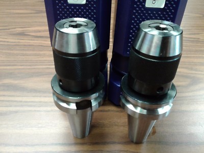 2 BT40 Ball Bearing Keyless Drill Chucks 1/2'' Integral design #DCK-BT40-12