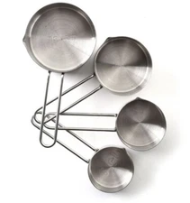 Norpro Set of 4 Stainless Steel Measuring Cups