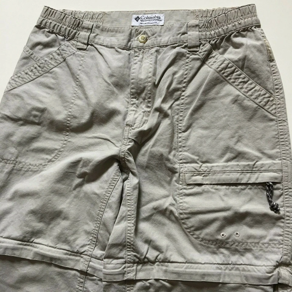 Pantalones de senderismo Columbia para mujer talla 10 32-34" algodón topo caqui al aire libre Foto 2 de 4