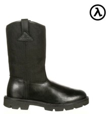 ROCKY WARDEN PULL-ON WELLINGTON PUBLIC SERVICE BOOTS 6300 - ALL SIZES - NEW