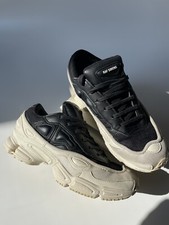 RAF SIMONS ADIDAS OZWEEGO BLACK WHITE SNEAKER...