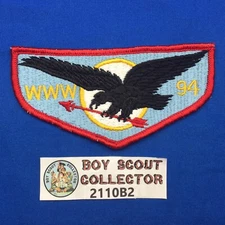 Boy Scout OA Blackhawk Lodge 94 S2 Order Of The Arrow Flap Patch IL