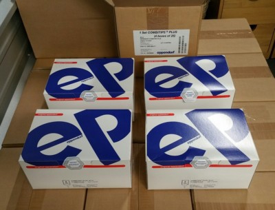 FACTORY SEALED CASE  100 (4 BOXES of 25) Eppendorf Combitips Plus 50ml 022266608