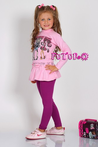 Thick Warm Cotton Girls Full Length Leggings Basic Plain Kids Pants Children - Picture 21 of 21
