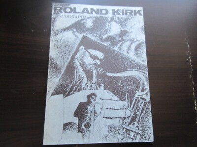 Roland Kirk Discography Japan Book in 1988 Jazz Quincy Jones Charlie Mingus
