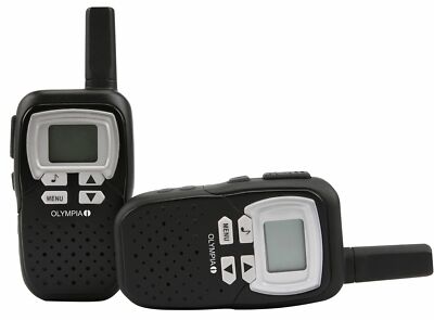 OLYMPIA Walkie Talkie Handfunkgeräte  Set PMR Modell 1208, 8 km Reichweite