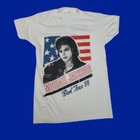 Michael Jackson BAD Tour 88 White Double Sided Concert TShirt S Vintage 80s 