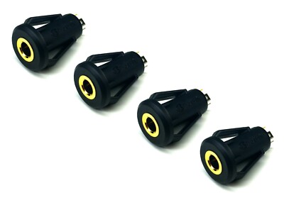 NEW 4-Pack 3.5mm 1/8 Mini Plug Stereo Audio Panel Mount Snap-In Headphone Jack