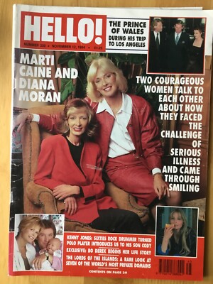 HELLO! MAGAZINE #330 - 12 NOVEMBER 1994 - MARTI CAINE - KENNY JONES - BO DEREK