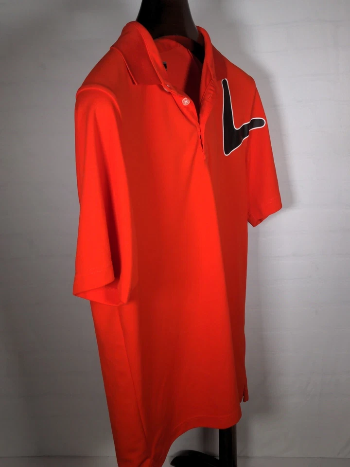 Callaway Polo Shirt Adult Medium Red Golf Mens Short Sleeve Large Logo - Image 3 of 4