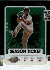 2021 Panini Contenders Optic Green Wave #96 Yu Darvish - BB